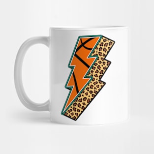 Basketball lightening leopard Mug